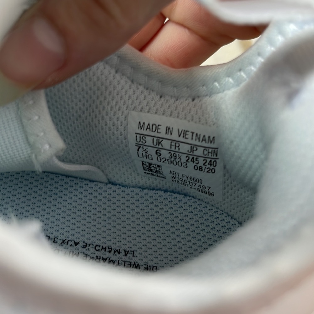 NWT Adidas X_PLR Silver Metallic White lace up sneaker tennis shoes - Picture 12 of 12